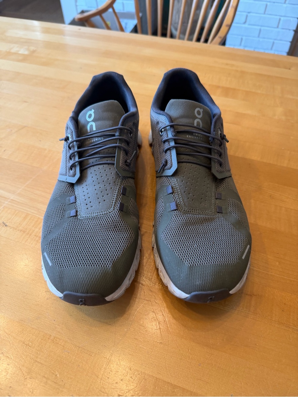 On Running Cloud Men’s Athletic Shoes - Olive